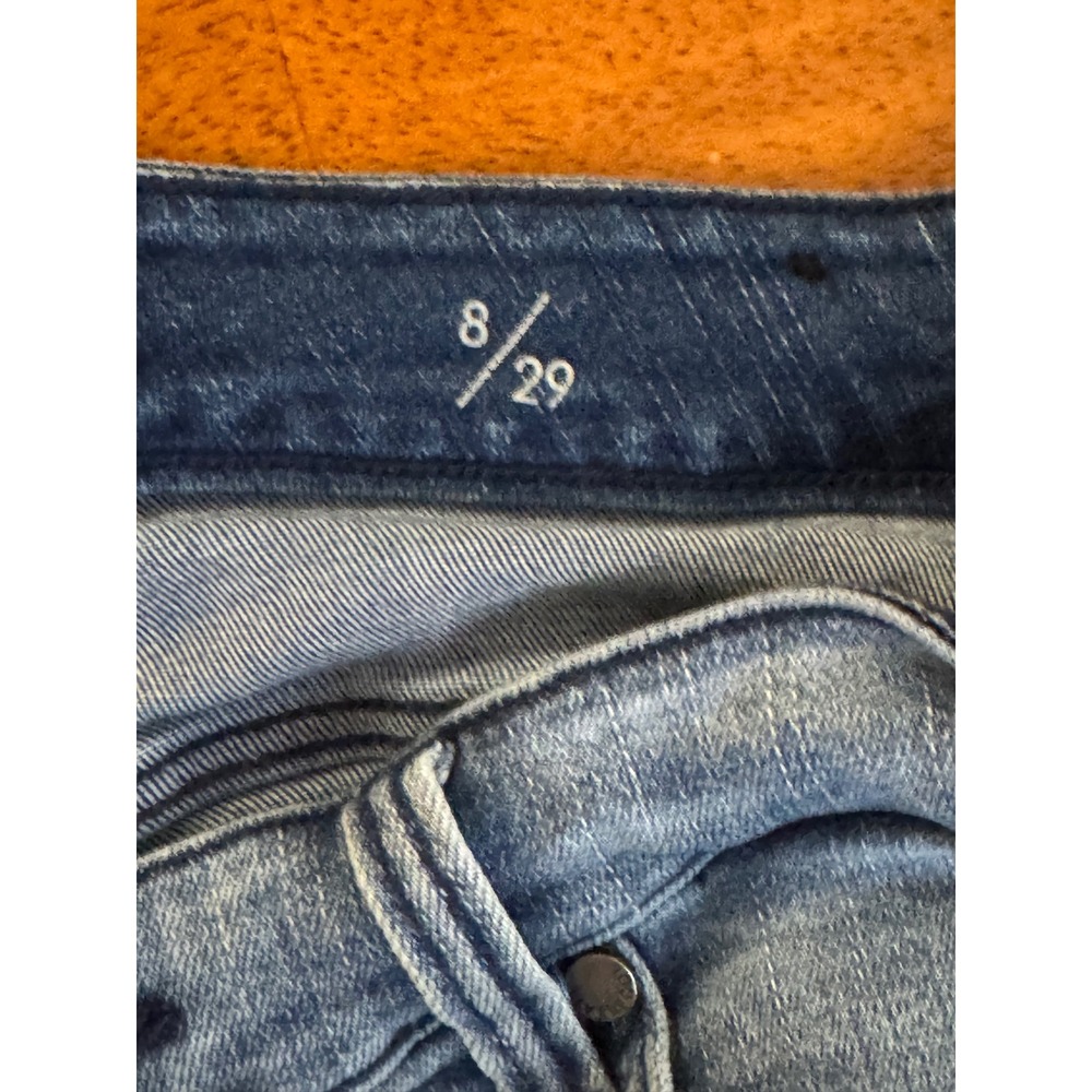 Liverpool Los Angeles Women's The Crop Light Wash Cuffed Denim Jeans Size 8/29 - Picture 4 of 11